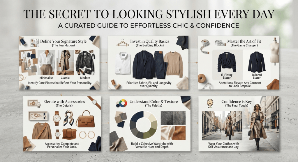 The Secret to Looking Stylish Every&nbsp;Day